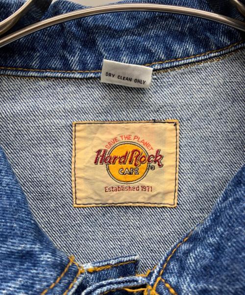 Hard Rock cafe（ハードロックカフェ）Hard Rock cafe (ハードロックカフェ) デニムジャケット ブルー サイズ:XLの古着・服飾アイテム