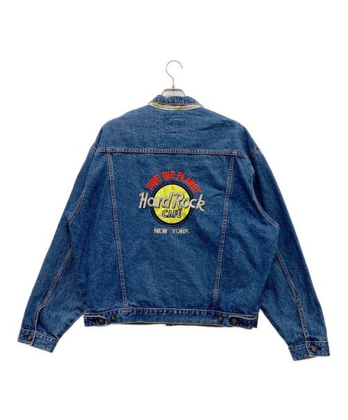 Hard Rock cafe（ハードロックカフェ）Hard Rock cafe (ハードロックカフェ) デニムジャケット ブルー サイズ:XLの古着・服飾アイテム