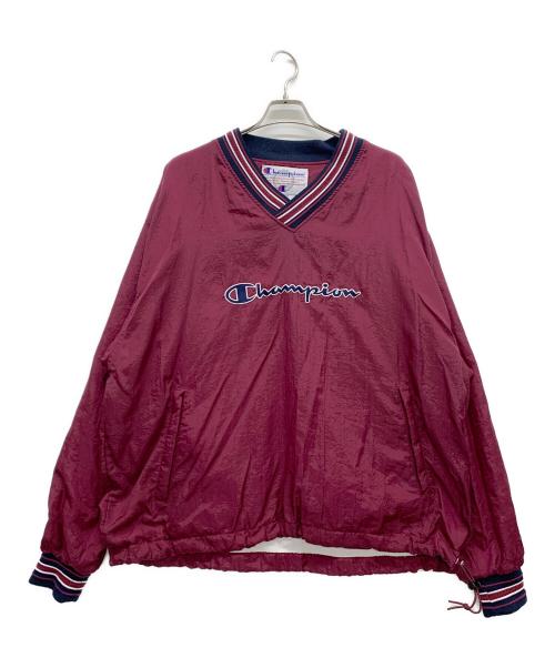 Champion（チャンピオン）Champion (チャンピオン) プルオーバージャケット ワインレッド サイズ:XLの古着・服飾アイテム