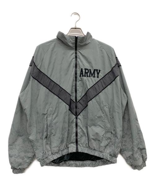 US ARMY（ユーエスアーミー）US ARMY (ユーエスアーミー) ナイロンジャケット グレー サイズ:Mの古着・服飾アイテム
