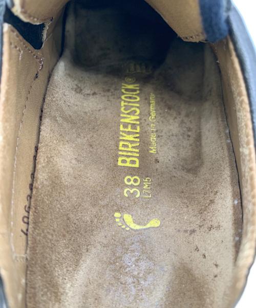 BIRKENSTOCK（ビルケンシュトック）BIRKENSTOCK (ビルケンシュトック) レザーコンフォートシューズ ブラック サイズ:38の古着・服飾アイテム