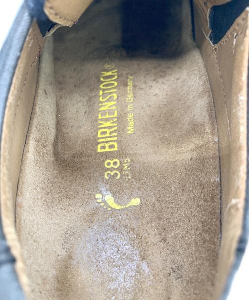 BIRKENSTOCK（ビルケンシュトック）BIRKENSTOCK (ビルケンシュトック) レザーコンフォートシューズ ブラック サイズ:38の古着・服飾アイテム