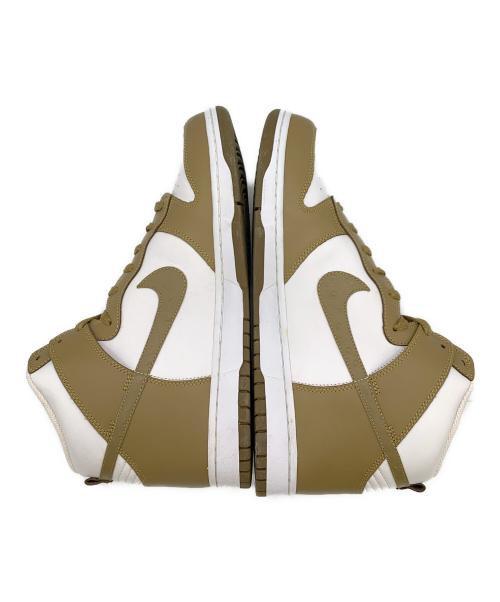 NIKE（ナイキ）NIKE (ナイキ) DUNK HIGH ホワイト×ブラウン サイズ:31の古着・服飾アイテム