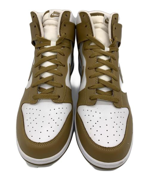 NIKE（ナイキ）NIKE (ナイキ) DUNK HIGH ホワイト×ブラウン サイズ:31の古着・服飾アイテム
