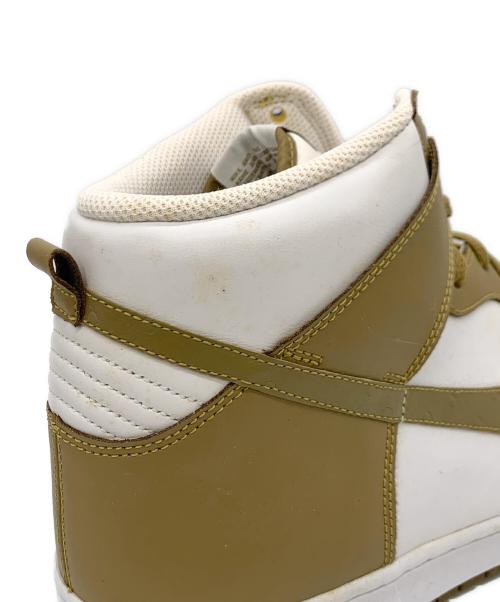 NIKE（ナイキ）NIKE (ナイキ) DUNK HIGH ホワイト×ブラウン サイズ:31の古着・服飾アイテム