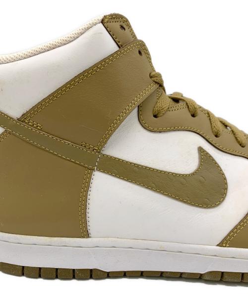 NIKE（ナイキ）NIKE (ナイキ) DUNK HIGH ホワイト×ブラウン サイズ:31の古着・服飾アイテム