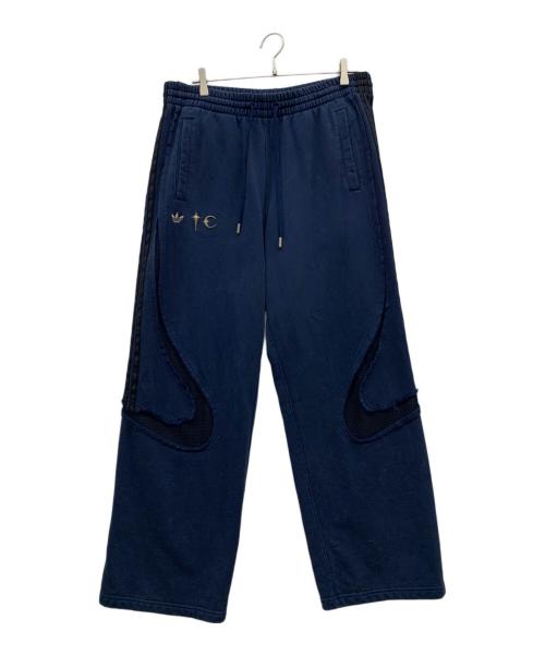adidas（アディダス）adidas (アディダス) THUG CLUB (サグ クラブ) トラックパンツ ブルー×ブラック サイズ:J 2XLの古着・服飾アイテム