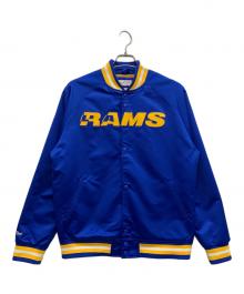 MITCHELL & NESS（ミッチェルアンドネス）の古着「スタジャン」｜ブルー×イエロー