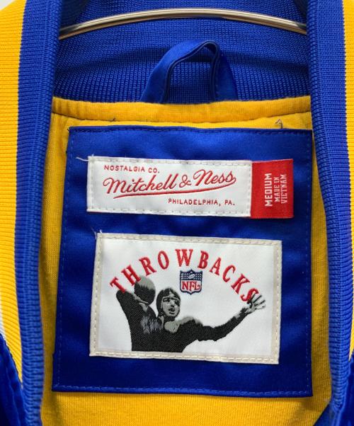 MITCHELL & NESS（ミッチェルアンドネス）MITCHELL & NESS (ミッチェルアンドネス) スタジャン ブルー×イエロー サイズ:Mの古着・服飾アイテム