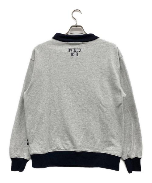 AVIREX（アヴィレックス）AVIREX (アヴィレックス) スウェット グレー サイズ:Mの古着・服飾アイテム