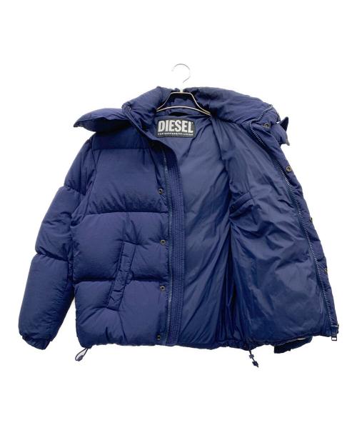 DIESEL（ディーゼル）DIESEL (ディーゼル) ダウンジャケット ネイビー サイズ:XSの古着・服飾アイテム