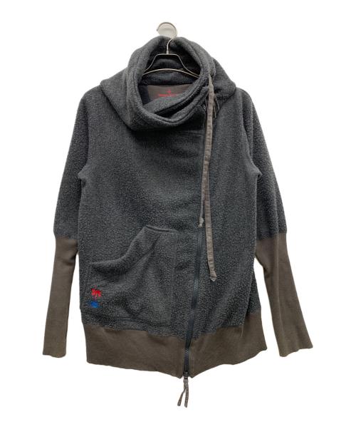 Vivienne Westwood RED LABEL（ヴィヴィアンウエストウッドレッドレーベル）Vivienne Westwood RED LABEL (ヴィヴィアンウエストウッドレッドレーベル) フリースジャケット グレー サイズ:2の古着・服飾アイテム