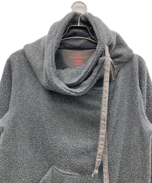Vivienne Westwood RED LABEL（ヴィヴィアンウエストウッドレッドレーベル）Vivienne Westwood RED LABEL (ヴィヴィアンウエストウッドレッドレーベル) フリースジャケット グレー サイズ:2の古着・服飾アイテム