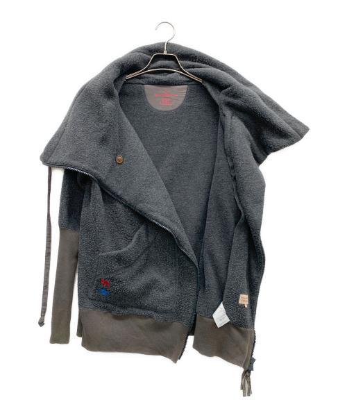 Vivienne Westwood RED LABEL（ヴィヴィアンウエストウッドレッドレーベル）Vivienne Westwood RED LABEL (ヴィヴィアンウエストウッドレッドレーベル) フリースジャケット グレー サイズ:2の古着・服飾アイテム