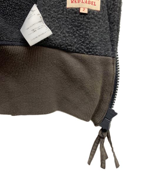 Vivienne Westwood RED LABEL（ヴィヴィアンウエストウッドレッドレーベル）Vivienne Westwood RED LABEL (ヴィヴィアンウエストウッドレッドレーベル) フリースジャケット グレー サイズ:2の古着・服飾アイテム