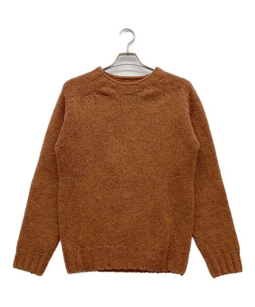 INVERALLAN（インバーアラン）INVERALLAN (インバーアラン) ウールニット ブラウン サイズ:40の古着・服飾アイテム