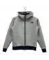 中古・古着 THE NORTH FACE (ザ ノース フェイス) リバーシブルテックエアースウェットフーディ ネイビー×グレー サイズ:S：5000円