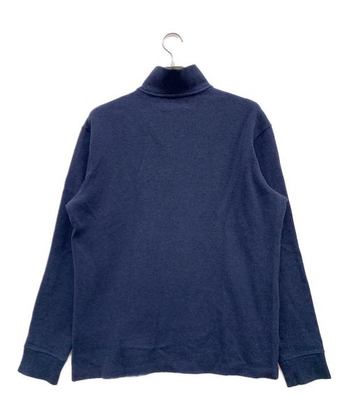 POLO RALPH LAUREN（ポロ・ラルフローレン）POLO RALPH LAUREN (ポロ・ラルフローレン) ハーフジップスウェット ネイビー サイズ:Mの古着・服飾アイテム
