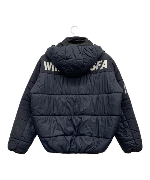 Hysteric Glamour（ヒステリックグラマー）Hysteric Glamour (ヒステリックグラマー) WIND AND SEA (ウィンダンシー) ダウンジャケット ブラック サイズ:Lの古着・服飾アイテム