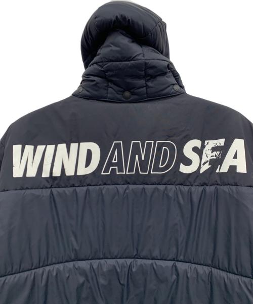 Hysteric Glamour（ヒステリックグラマー）Hysteric Glamour (ヒステリックグラマー) WIND AND SEA (ウィンダンシー) ダウンジャケット ブラック サイズ:Lの古着・服飾アイテム