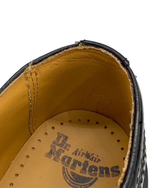 Dr.Martens（ドクターマーチン）Dr.Martens (ドクターマーチン) ウィングチップシューズ ブラック×ホワイト サイズ:UK8の古着・服飾アイテム