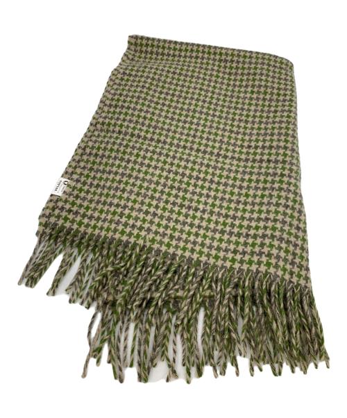 Moon（ムーン）Moon (ムーン) スタジオジブリ (スタジオジブリ) ストール グリーン×ベージュの古着・服飾アイテム