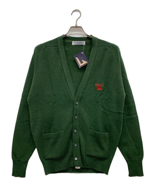 Burberry's（バーバリーズ）Burberry's (バーバリーズ) ニットカーディガン グリーン サイズ:38の古着・服飾アイテム