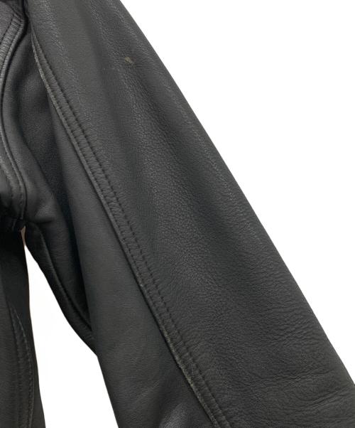 NOBLAND（ノーブランド）NOBLAND (ノーブランド) レザートラッカージャケット ブラック サイズ:Mの古着・服飾アイテム