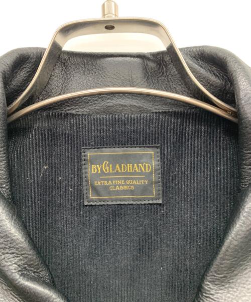 GLAD HAND（グラッドハンド）GLAD HAND (グラッドハンド) レザーカーコート ブラック サイズ:XLの古着・服飾アイテム