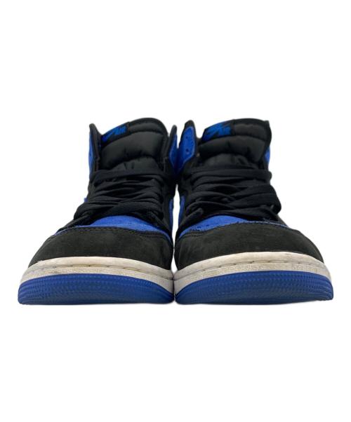 NIKE（ナイキ）NIKE (ナイキ) AIR JORDAN 1 RETRO HIGH OG ブラック×ブルー サイズ:27.5の古着・服飾アイテム