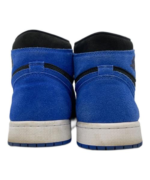 NIKE（ナイキ）NIKE (ナイキ) AIR JORDAN 1 RETRO HIGH OG ブラック×ブルー サイズ:27.5の古着・服飾アイテム