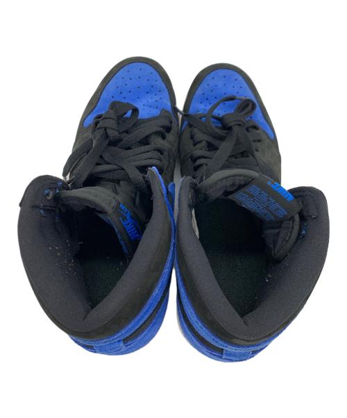 NIKE（ナイキ）NIKE (ナイキ) AIR JORDAN 1 RETRO HIGH OG ブラック×ブルー サイズ:27.5の古着・服飾アイテム