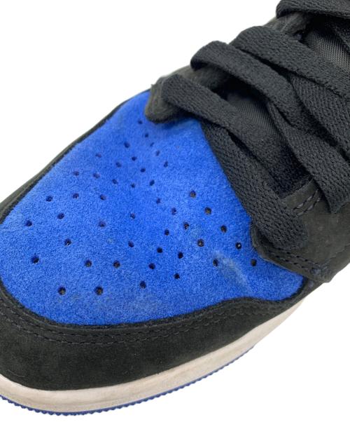 NIKE（ナイキ）NIKE (ナイキ) AIR JORDAN 1 RETRO HIGH OG ブラック×ブルー サイズ:27.5の古着・服飾アイテム