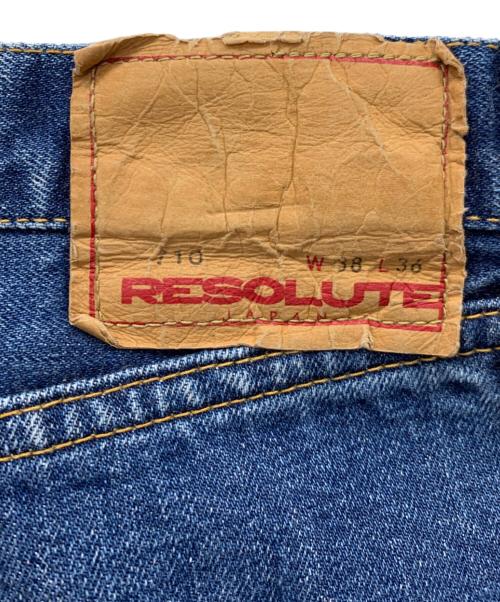 RESOLUTE（リゾルト）RESOLUTE (リゾルト) 710デニムパンツ ライトブルー サイズ:38の古着・服飾アイテム