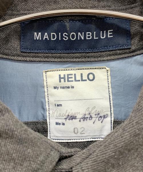 MADISON BLUE（マディソンブルー）MADISON BLUE (マディソンブルー) ハンプトンシャツ グレー サイズ:02の古着・服飾アイテム