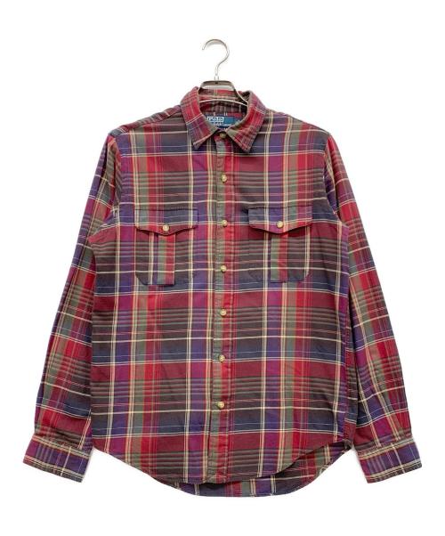 POLO RALPH LAUREN（ポロ・ラルフローレン）POLO RALPH LAUREN (ポロ・ラルフローレン) チェックシャツ レッド サイズ:Mの古着・服飾アイテム