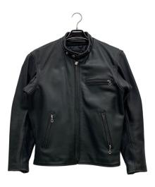 NANKAI（ナンカイ）の古着「シングルライダースジャケット」｜ブラック
