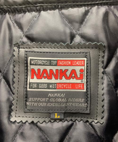 NANKAI（ナンカイ）NANKAI (ナンカイ) シングルライダースジャケット ブラック サイズ:Lの古着・服飾アイテム