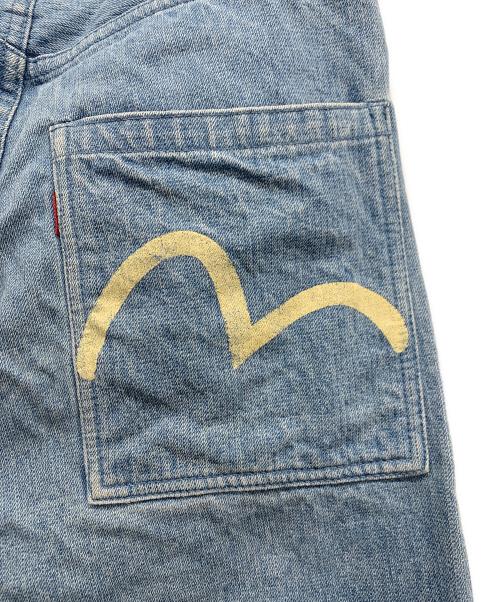 EVISU（エヴィス）EVISU (エヴィス) カモメペイントデニムパンツ ブルー サイズ:30の古着・服飾アイテム
