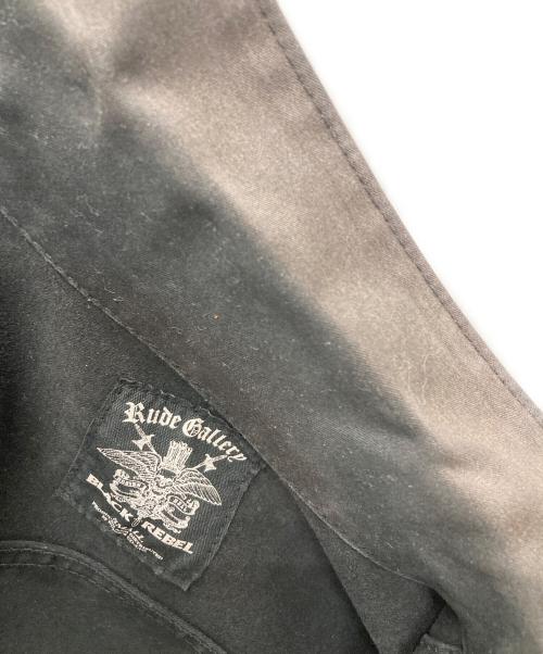 RUDE GALLERY BLACK REBEL（ルードギャラリー ブラックレーベル）RUDE GALLERY BLACK REBEL (ルードギャラリー ブラックレーベル) ワークジャケット ブラック サイズ:SMALLの古着・服飾アイテム
