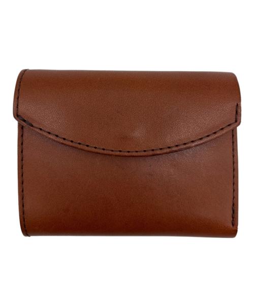Nippon de Handmade（ニッポンデハンドメイド）Nippon de Handmade (ニッポンデハンドメイド) 3つ折り財布 レッドブラウンの古着・服飾アイテム
