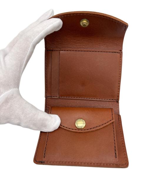 Nippon de Handmade（ニッポンデハンドメイド）Nippon de Handmade (ニッポンデハンドメイド) 3つ折り財布 レッドブラウンの古着・服飾アイテム