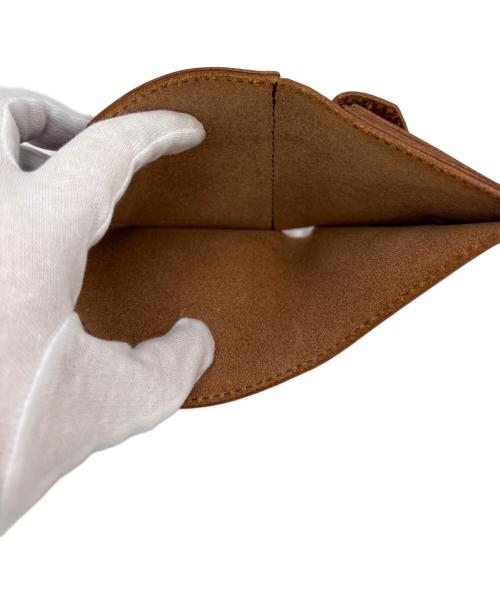 Nippon de Handmade（ニッポンデハンドメイド）Nippon de Handmade (ニッポンデハンドメイド) 3つ折り財布 レッドブラウンの古着・服飾アイテム