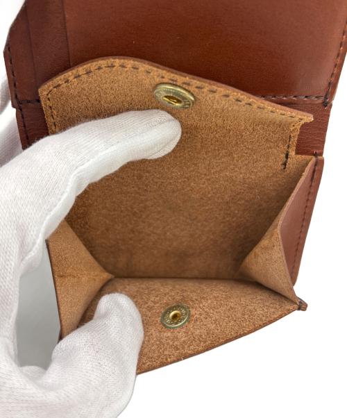Nippon de Handmade（ニッポンデハンドメイド）Nippon de Handmade (ニッポンデハンドメイド) 3つ折り財布 レッドブラウンの古着・服飾アイテム