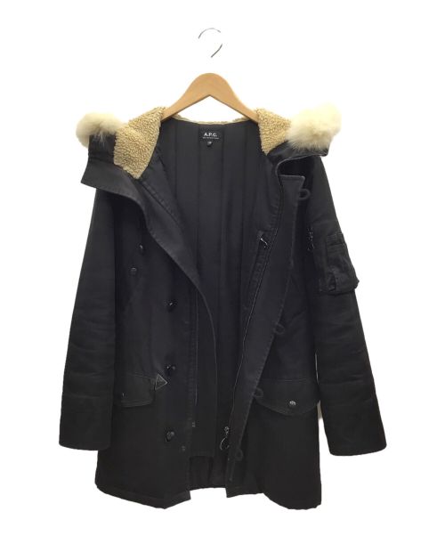 A.P.C.（アーペーセー）A.P.C. (アーペーセー) N-3Bタイプコート ブラック サイズ:SIZE　XSの古着・服飾アイテム