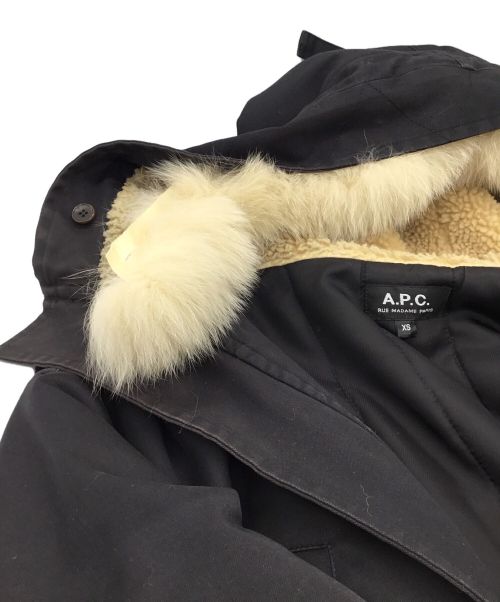 A.P.C.（アーペーセー）A.P.C. (アーペーセー) N-3Bタイプコート ブラック サイズ:SIZE　XSの古着・服飾アイテム