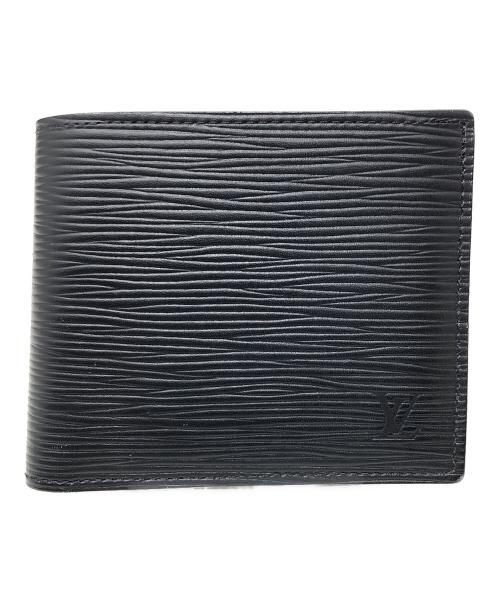 LOUIS VUITTON（ルイ ヴィトン）LOUIS VUITTON (ルイ ヴィトン) 2つ折り財布 エピ ポルトフォイユ・マルコ ブラック サイズ:実寸サイズにてご確認下さい。の古着・服飾アイテム
