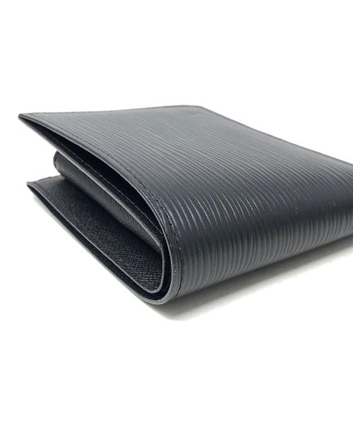 LOUIS VUITTON（ルイ ヴィトン）LOUIS VUITTON (ルイ ヴィトン) 2つ折り財布 エピ ポルトフォイユ・マルコ ブラック サイズ:実寸サイズにてご確認下さい。の古着・服飾アイテム