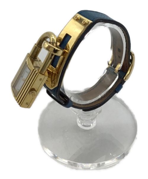 HERMES（エルメス）HERMES (エルメス) 腕時計 ブルーベルト サイズ:-の古着・服飾アイテム