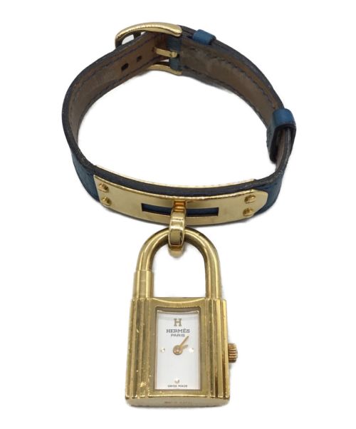 HERMES（エルメス）HERMES (エルメス) 腕時計 ブルーベルト サイズ:-の古着・服飾アイテム